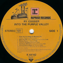 Carica l'immagine nel visualizzatore di Gallery, Ry Cooder : Into The Purple Valley (LP, Album, RE)