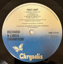 Carica l'immagine nel visualizzatore di Gallery, Richard & Linda Thompson : First Light (LP, Album)