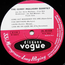 Carica l'immagine nel visualizzatore di Gallery, Gerry Mulligan Quartet : 3e Salon Du Jazz, Paris, 1954, A Pleyel (LP, Album, Mono, Fla)