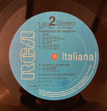 Carica l'immagine nel visualizzatore di Gallery, Francesco De Gregori : Francesco De Gregori (LP, RE, Sin)