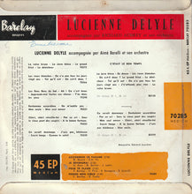 Carica l'immagine nel visualizzatore di Gallery, Lucienne Delyle : Accordéon De Paname / Pour Te Plaire / Je Reviendrai / Prends Mon Coeur (7", EP)