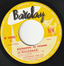 Carica l'immagine nel visualizzatore di Gallery, Lucienne Delyle : Accordéon De Paname / Pour Te Plaire / Je Reviendrai / Prends Mon Coeur (7", EP)