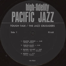 Carica l'immagine nel visualizzatore di Gallery, The Crusaders : Tough Talk (LP, Album, Mono, RE)