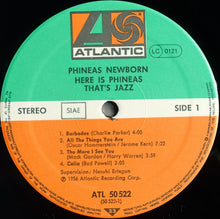 Carica l'immagine nel visualizzatore di Gallery, Phineas Newborn Jr. : Here Is Phineas (LP, Album, RE)