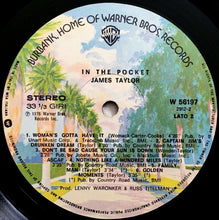 Carica l'immagine nel visualizzatore di Gallery, James Taylor (2) : In The Pocket (LP, Album)