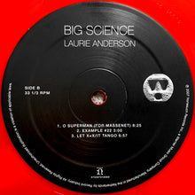 Carica l'immagine nel visualizzatore di Gallery, Laurie Anderson : Big Science (LP, Album, RE, RM, Red)
