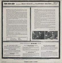 Carica l'immagine nel visualizzatore di Gallery, Clifford Brown And Max Roach : The Best Of Max Roach And Clifford Brown In Concert! (LP, Comp, Mono, RE)