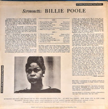 Carica l'immagine nel visualizzatore di Gallery, Billie Poole : Sermonette (LP, Album)