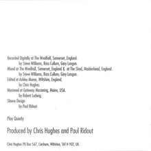 Carica l'immagine nel visualizzatore di Gallery, Chris Hughes : Shift (From The Music Of Steve Reich) (CD, Album)