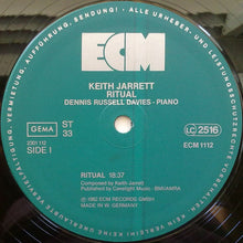 Carica l'immagine nel visualizzatore di Gallery, Keith Jarrett, Dennis Russell Davies : Ritual (LP, Album)