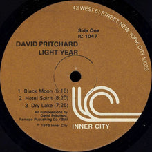 Carica l'immagine nel visualizzatore di Gallery, David Pritchard (2) : Light-Year (LP, Album)