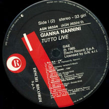 Carica l'immagine nel visualizzatore di Gallery, Gianna Nannini & The Primadonnas : Tutto Live (2xLP, Album)