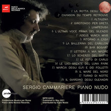 Carica l'immagine nel visualizzatore di Gallery, Sergio Cammariere : Piano Nudo (CD, Album, Dig)