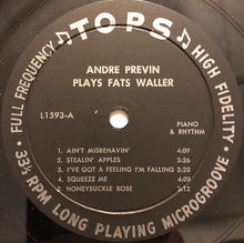 Carica l'immagine nel visualizzatore di Gallery, André Previn : Plays Fats Waller (LP, Album)