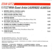 Carica l'immagine nel visualizzatore di Gallery, Stan Getz With Guest Artist Laurindo Almeida : Stan Getz With Guest Artist Laurindo Almeida (CD, Album, RE)