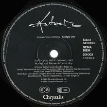 Carica l'immagine nel visualizzatore di Gallery, Midge Ure : Answers To Nothing (LP, Album)