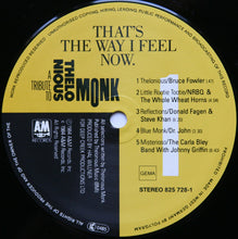 Carica l'immagine nel visualizzatore di Gallery, Various : That's The Way I Feel Now - A Tribute To Thelonious Monk (2xLP, Album)