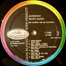 Carica l'immagine nel visualizzatore di Gallery, Ray Anthony / Steve Allen (3) : Anthony Plays Allen (LP, Album, RE)