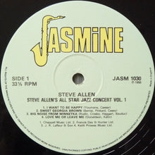 Carica l'immagine nel visualizzatore di Gallery, Steve Allen (3) : Steve Allen's All Star Jazz Concert Vol. 1 (LP, Album, Mono, RE)