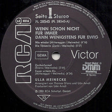Carica l'immagine nel visualizzatore di Gallery, Ulla Meinecke : Wenn Schon Nicht Für Immer Dann Wenigstens Für Ewig (LP, Album)