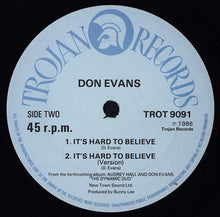 Carica l'immagine nel visualizzatore di Gallery, Audrey Hall / Don Evans (3) : Heart Made Of Stone / It's Hard To Believe (12")