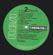 Carica l'immagine nel visualizzatore di Gallery, Ennio Morricone : Sacco E Vanzetti (Colonna Sonora Originale Del Film) (LP, Album, RE)