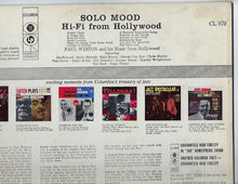 Carica l'immagine nel visualizzatore di Gallery, Paul Weston And His Music From Hollywood : Solo Mood (LP, Album, Mono)