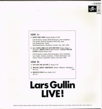 Carica l'immagine nel visualizzatore di Gallery, Lars Gullin : Live! (LP, Album)