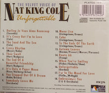 Carica l'immagine nel visualizzatore di Gallery, Nat King Cole : The Velvet Voice Of Nat King Cole - Unforgettable (CD, Comp)