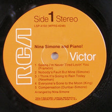 Carica l'immagine nel visualizzatore di Gallery, Nina Simone : Nina Simone And Piano! (LP, Album, Dyn)