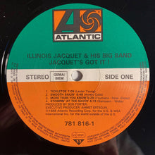 Carica l'immagine nel visualizzatore di Gallery, Illinois Jacquet & His Big Band : Jacquet's Got It (LP, Album)