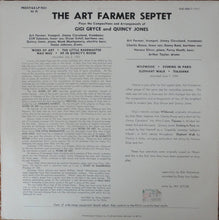 Carica l'immagine nel visualizzatore di Gallery, The Art Farmer Septet : The Art Farmer Septet (Plays The Arrangements Of Gigi Gryce And Quincy Jones) (LP, Comp, RE)