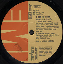 Carica l'immagine nel visualizzatore di Gallery, Don Cherry : Brown Rice (LP, Album, RE, Gat)