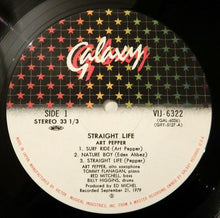 Carica l'immagine nel visualizzatore di Gallery, Art Pepper : Straight Life (LP, Album)