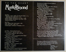 Carica l'immagine nel visualizzatore di Gallery, Mark-Almond : To The Heart (LP, Album)