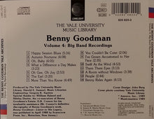 Carica l'immagine nel visualizzatore di Gallery, Benny Goodman : Yale Archives - Volume 4 : Big Band Recordings (CD, Comp)
