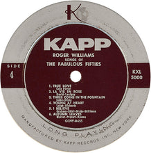 Carica l'immagine nel visualizzatore di Gallery, Roger Williams (2) : Songs Of The Fabulous Fifties (2xLP, Album, Mono)