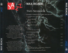 Carica l'immagine nel visualizzatore di Gallery, Max Roach : Two Seasons (CD, Comp, Liv)