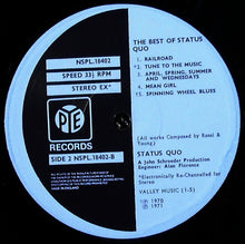 Carica l'immagine nel visualizzatore di Gallery, Status Quo : The Best Of Status Quo (LP, Comp, Blu)