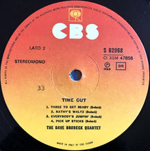 Carica l'immagine nel visualizzatore di Gallery, The Dave Brubeck Quartet : Time Out (LP, Album, Mono, RE, CGD)