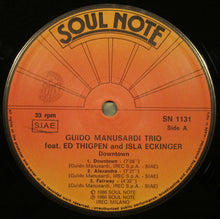 Carica l'immagine nel visualizzatore di Gallery, The Guido Manusardi Trio : Down Town (LP, Album)
