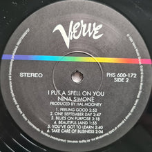 Carica l'immagine nel visualizzatore di Gallery, Nina Simone : I Put A Spell On You (LP, Album, RE, 180)