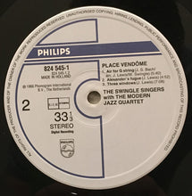 Carica l'immagine nel visualizzatore di Gallery, Les Swingle Singers With The Modern Jazz Quartet : Place Vendôme (LP, Album, RE)