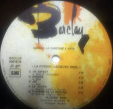 Carica l'immagine nel visualizzatore di Gallery, Jacques Brel : La Poesia (LP, Comp)