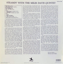 Carica l'immagine nel visualizzatore di Gallery, The Miles Davis Quintet : Steamin' With The Miles Davis Quintet (LP, Album, RE, RM, Pin)