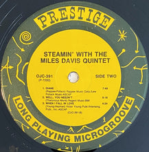 Carica l'immagine nel visualizzatore di Gallery, The Miles Davis Quintet : Steamin' With The Miles Davis Quintet (LP, Album, RE, RM, Pin)