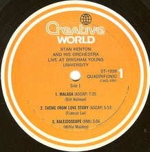 Carica l'immagine nel visualizzatore di Gallery, Stan Kenton And His Orchestra : Live At Brigham Young University (2xLP, Quad)