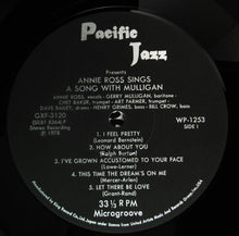 Carica l'immagine nel visualizzatore di Gallery, Annie Ross With The Gerry Mulligan Quartet : Sings A Song With Mulligan! (LP, Album, RE)