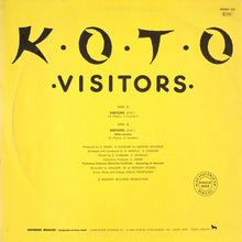 Carica l'immagine nel visualizzatore di Gallery, Koto : Visitors (12", Maxi, M/Print)