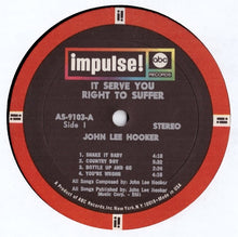 Carica l'immagine nel visualizzatore di Gallery, John Lee Hooker : It Serve You Right To Suffer (LP, RP, Gat)